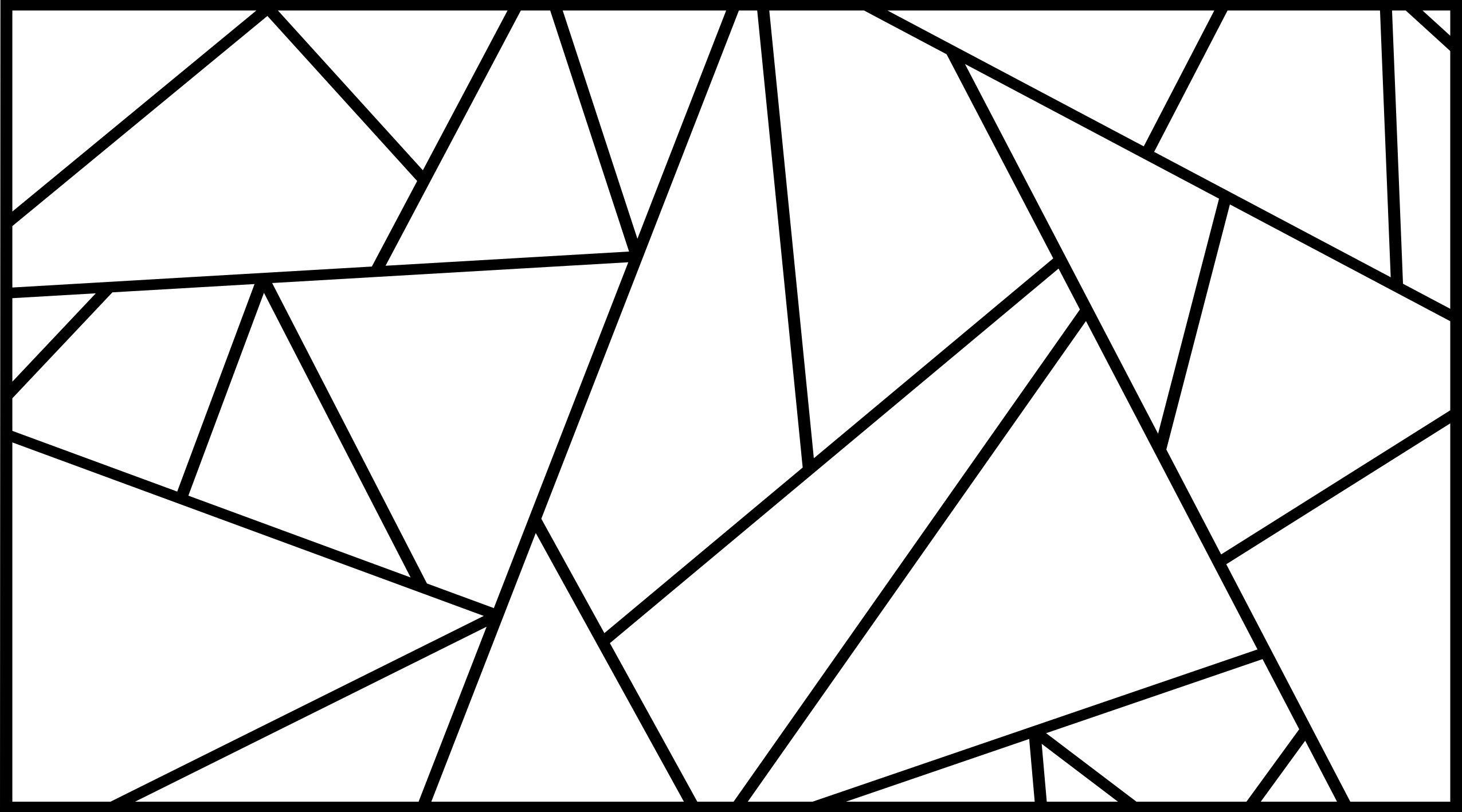 Tapis vinyle minimaliste de lignes géométriques - TenStickers