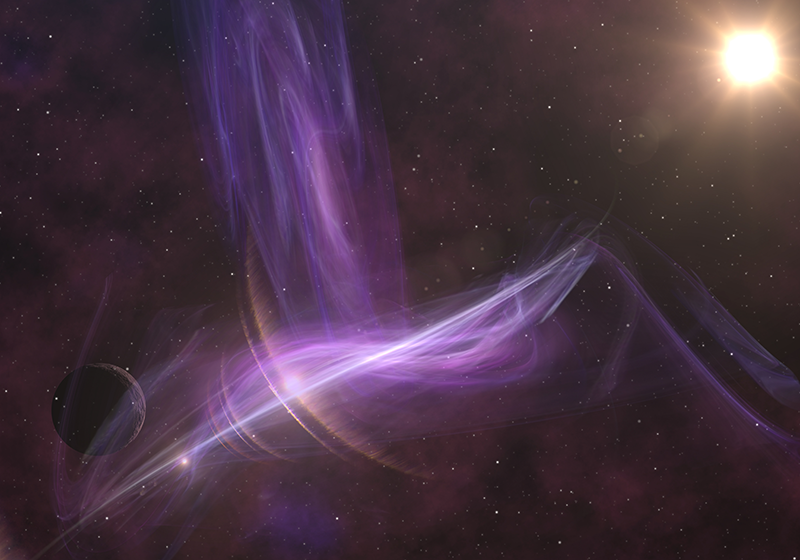 Tapis vinyle autres tapis paysage de rêve galactique - TenStickers