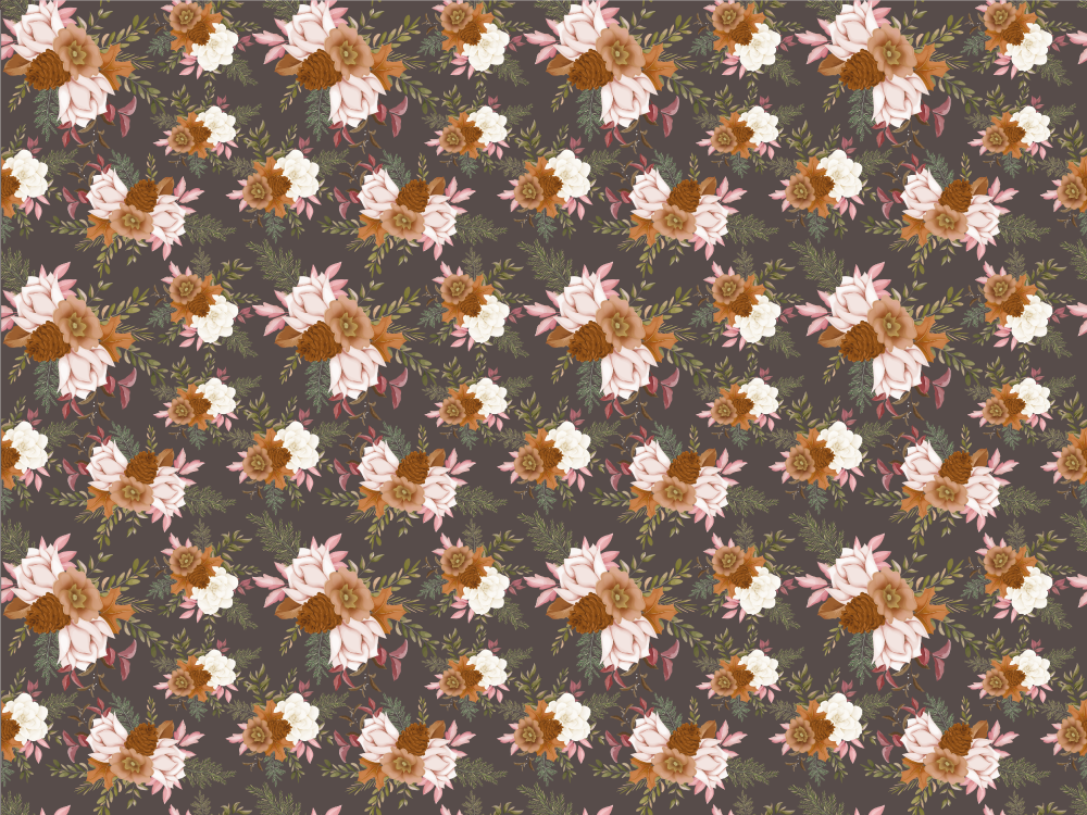 Tapis vinyle plantes élégance à motif floral - TenStickers