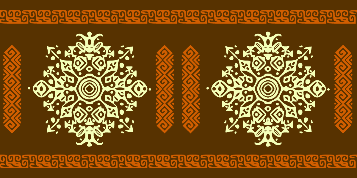 Tapis vinyle mandala ensemble de motifs de mandala - TenStickers