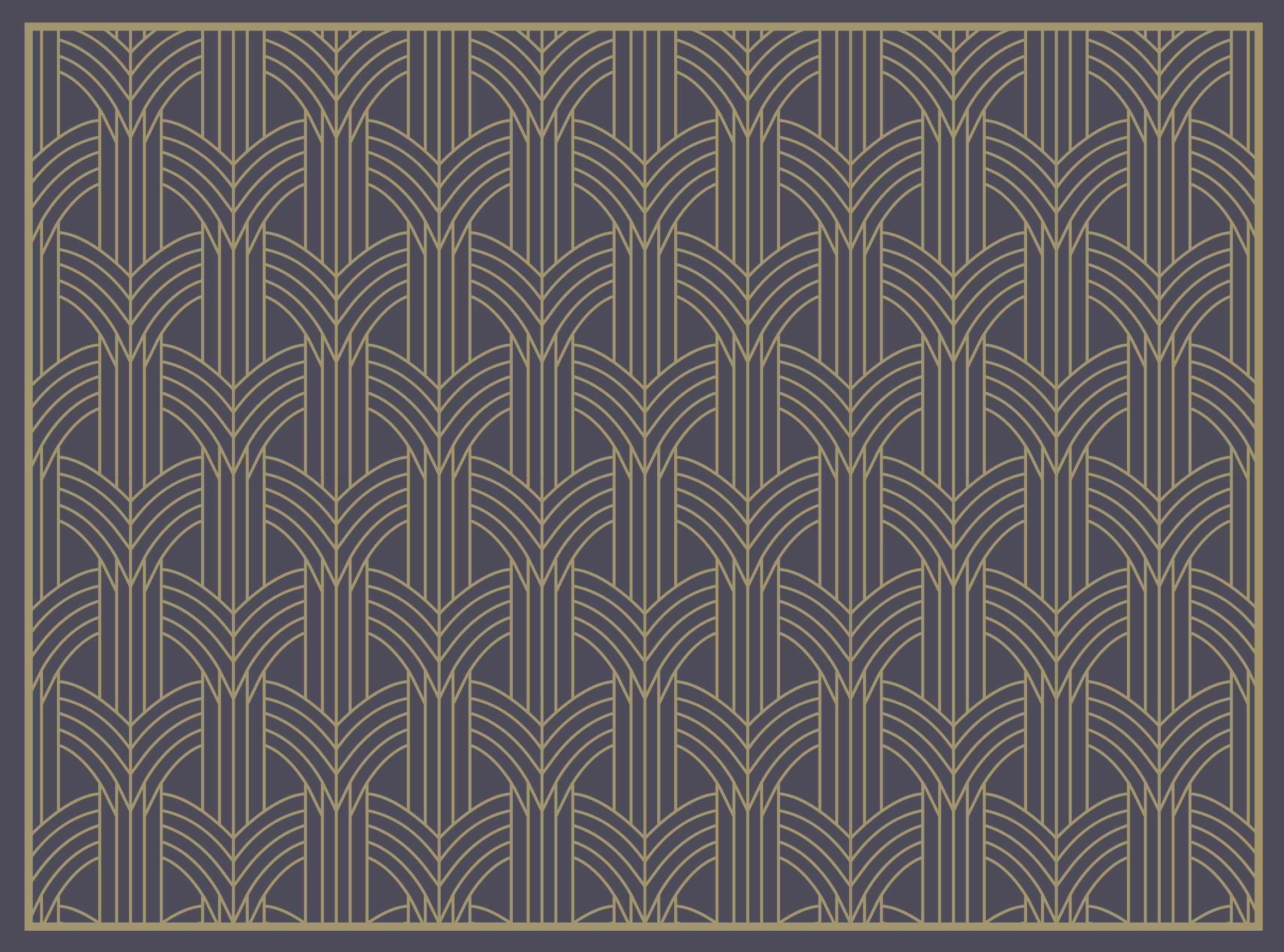 Tapis vinyle géométrique motif géométrique élégant - TenStickers