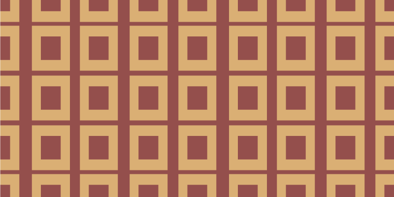 Tapis vinyle géométrique carrés géométriques - TenStickers