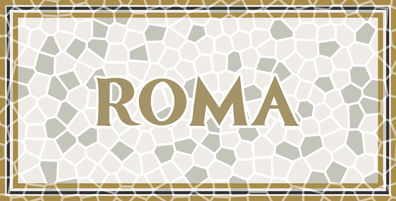 Tapis vinyles personnalisable rome personnalisé - TenStickers