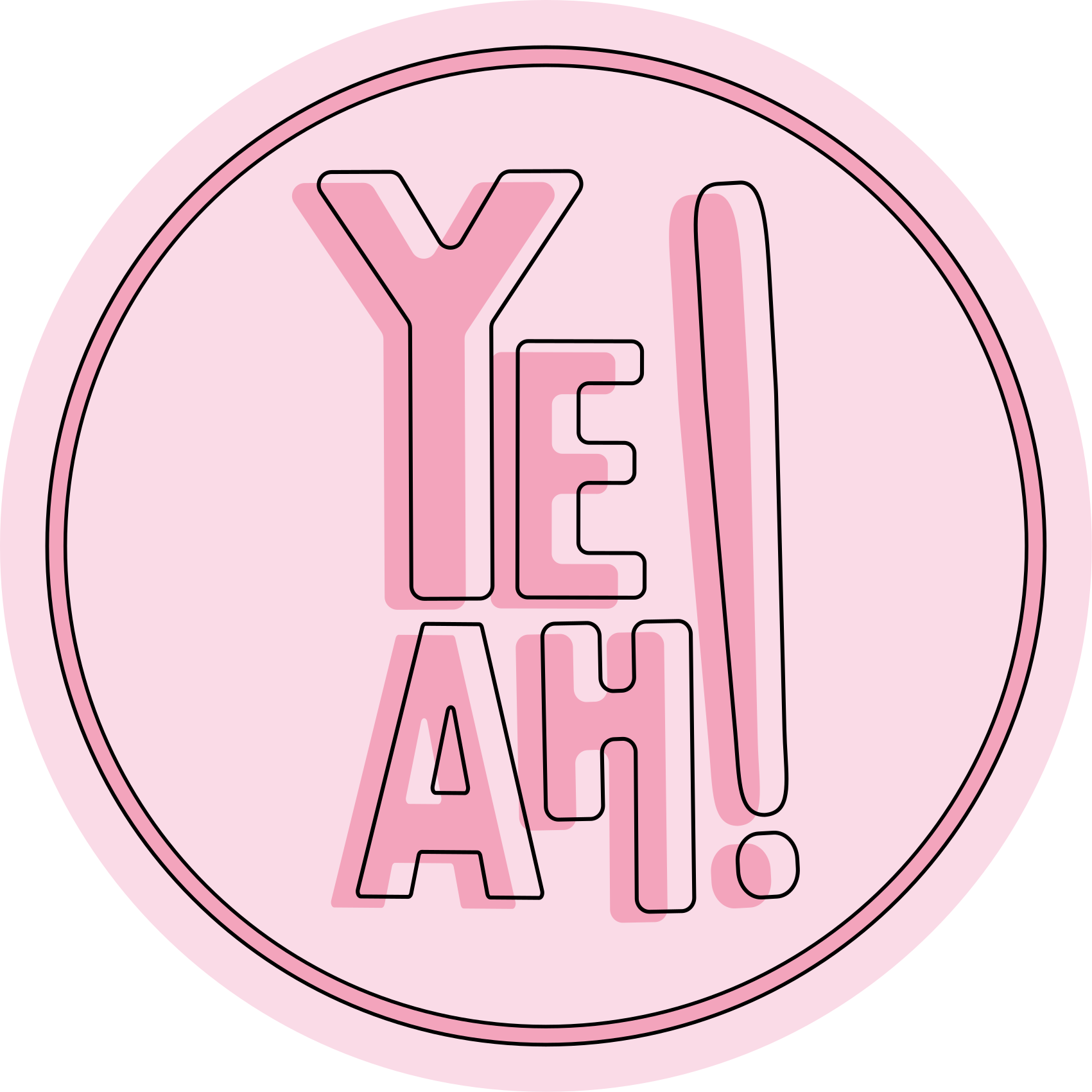 Tapis vinyle citation motif de texte expressif - TenStickers