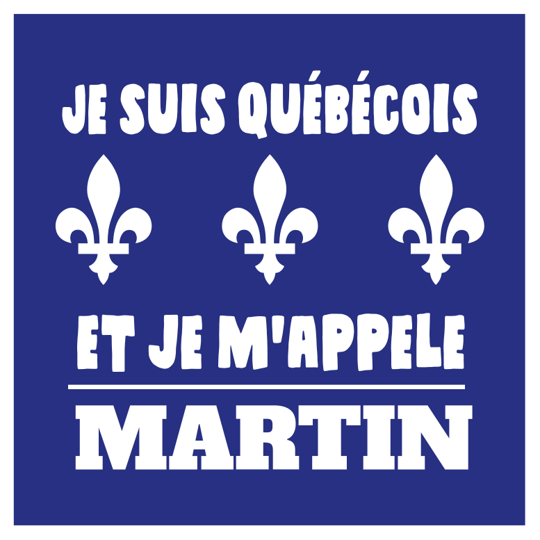 Tapis vinyle citation Phrase drôle-je viens du québec - TenStickers