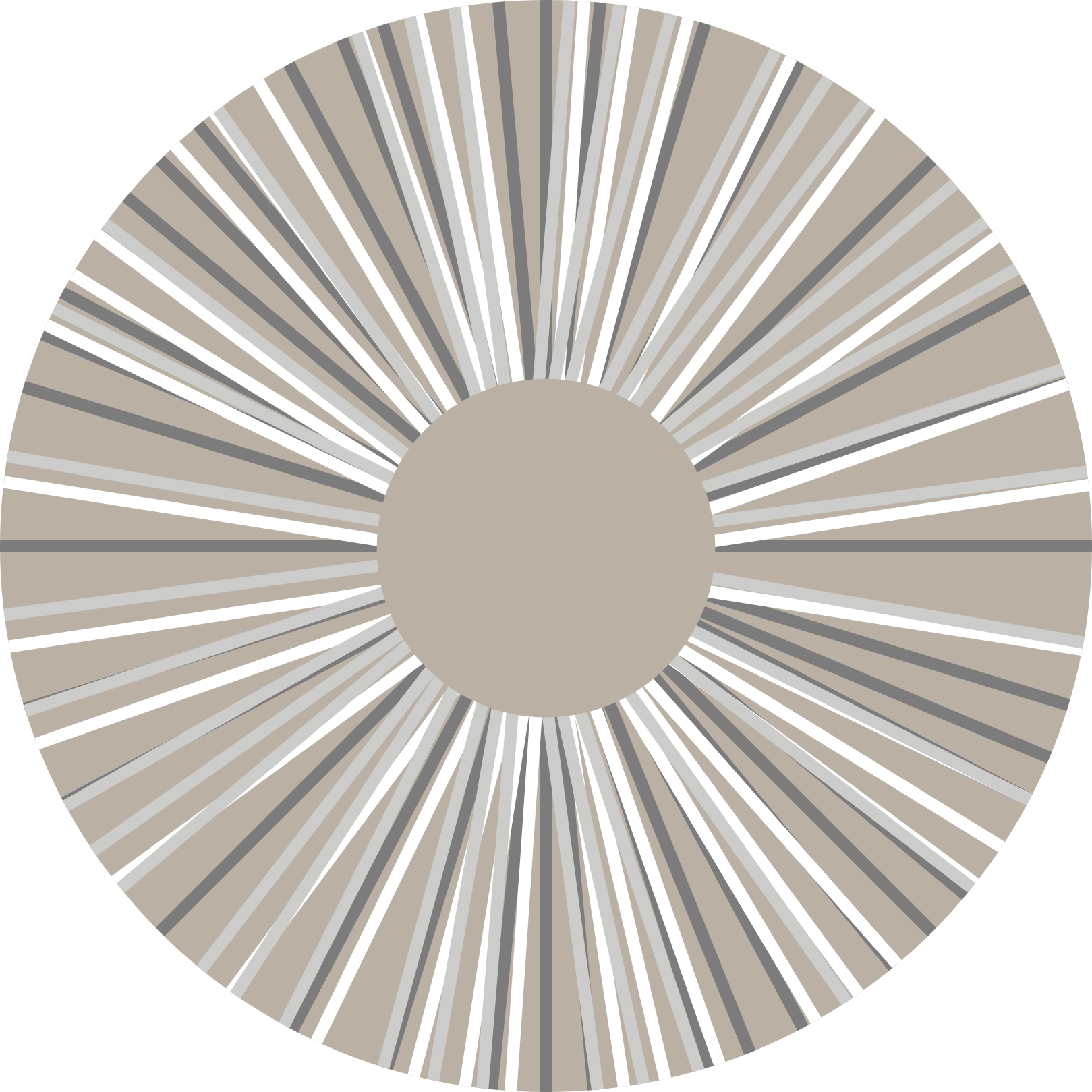 Tapis vinyle géométrique motif circulaire éclaté géométrique - TenStickers