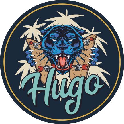 Tapis vinyle animal Panthère personnalisée - TenStickers