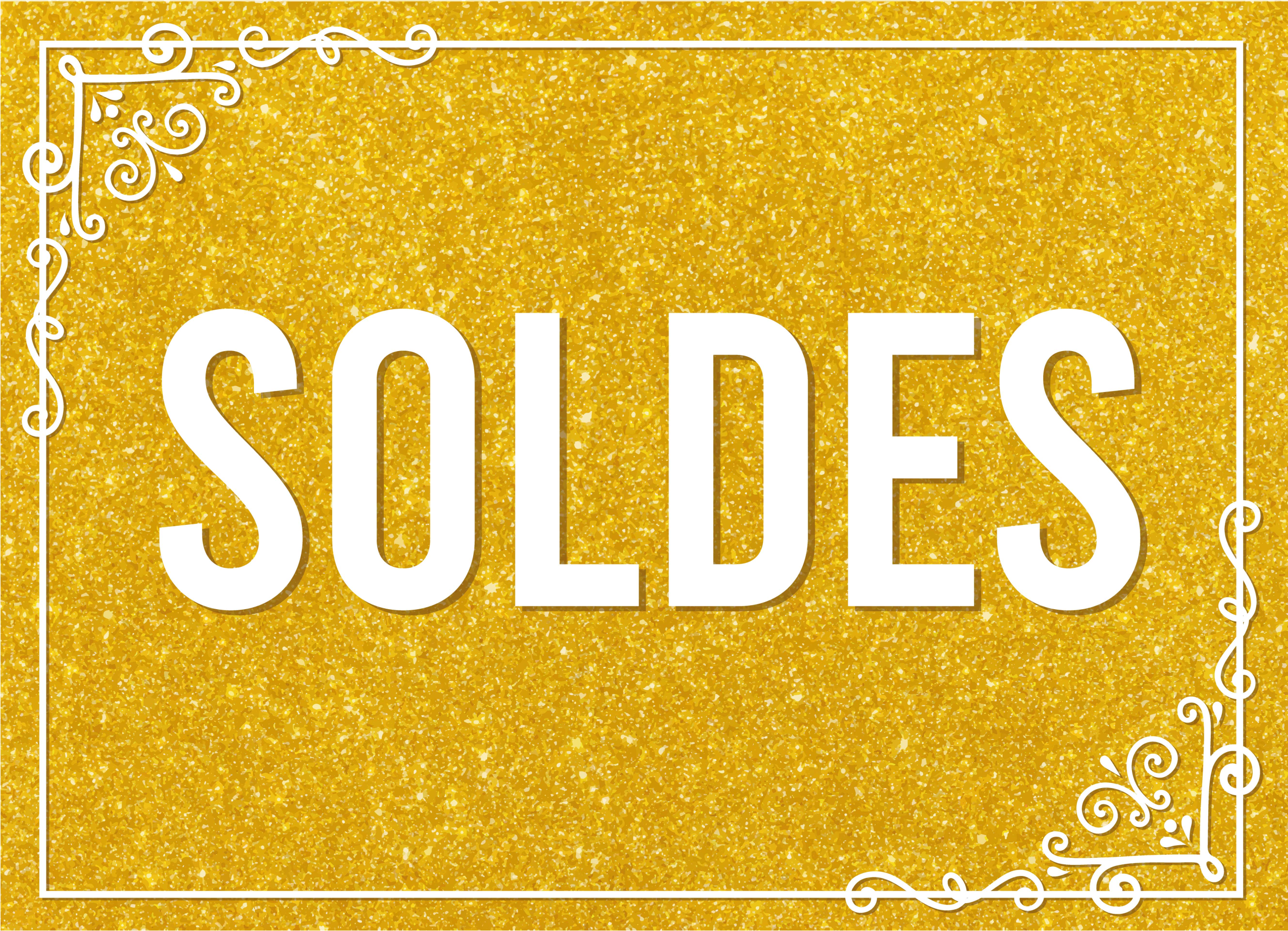 Tapis vinyle rectangulaire vente texture de paillettes dorées - TenStickers