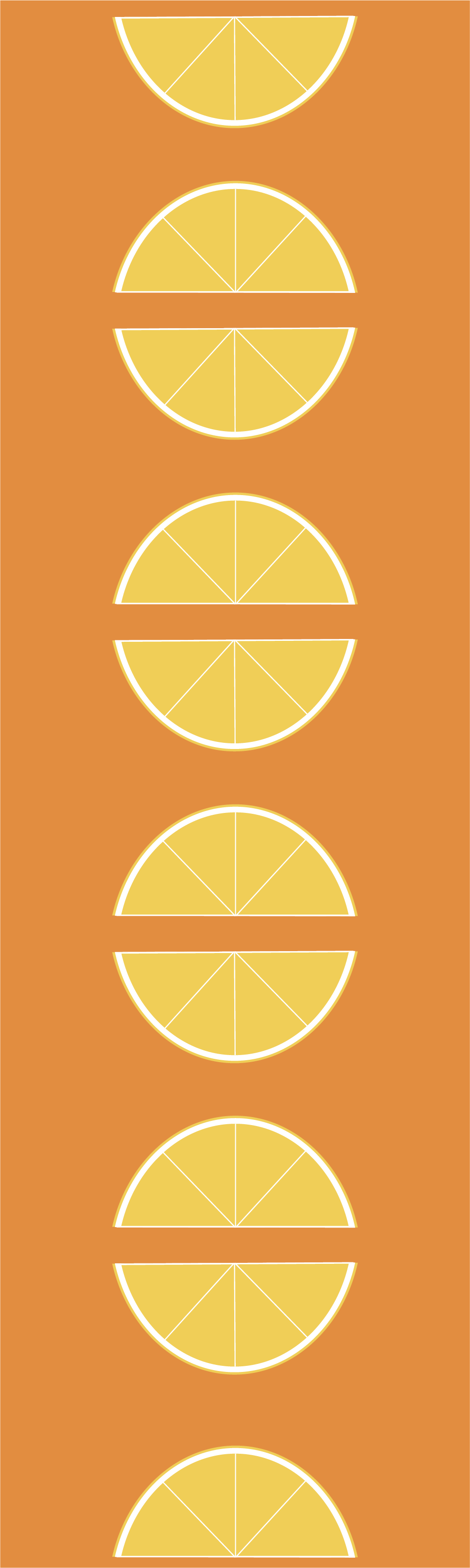 Tapis cuisine tranches d'agrumes - TenStickers