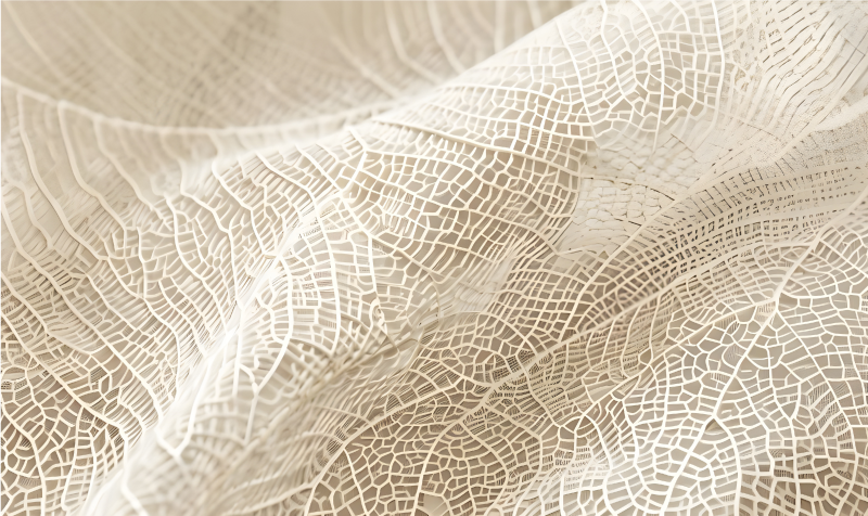 Tapis vinyle beige feuilles minimalistes - TenStickers