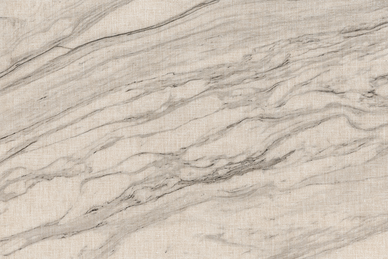 Tapis vinyle marbre nuances ivoire avec détails noirs - TenStickers