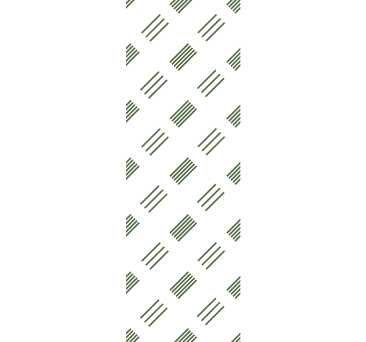 Papier peint moderne design vert et blanc - TenStickers
