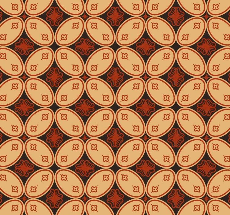 Papier peint carrelage motif à motifs géométriques - TenStickers