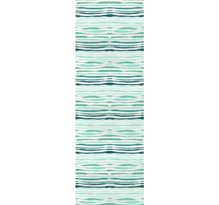 Papier peint motif vagues fluides - TenStickers
