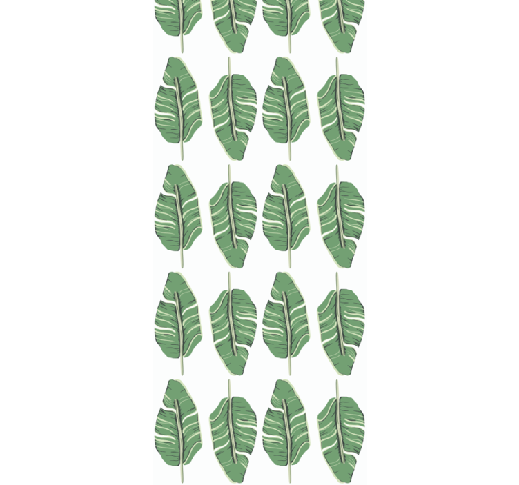 Papier peint feuilles élégance verte et feuillue - TenStickers
