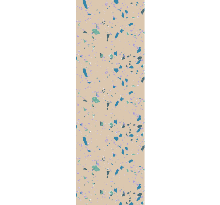 Papier peint motif terrazzo abstrait - TenStickers