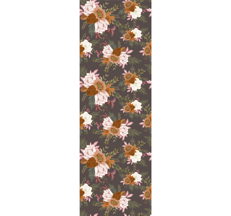 Papier peint floral design bouquet floral - TenStickers