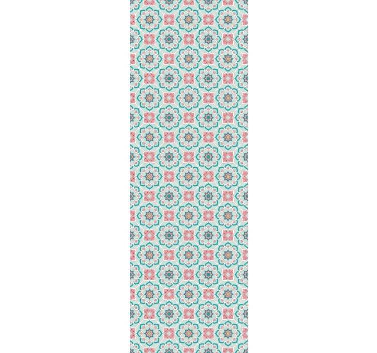 Papier peint fleurs fleur et étoile - TenStickers