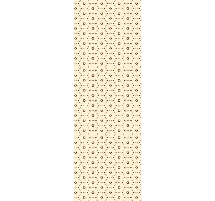 Papier peint fleurs accents floraux géométriques - TenStickers