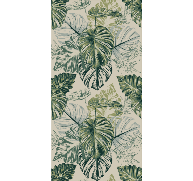 Papier peint nature décor de verdure luxuriante - TenStickers