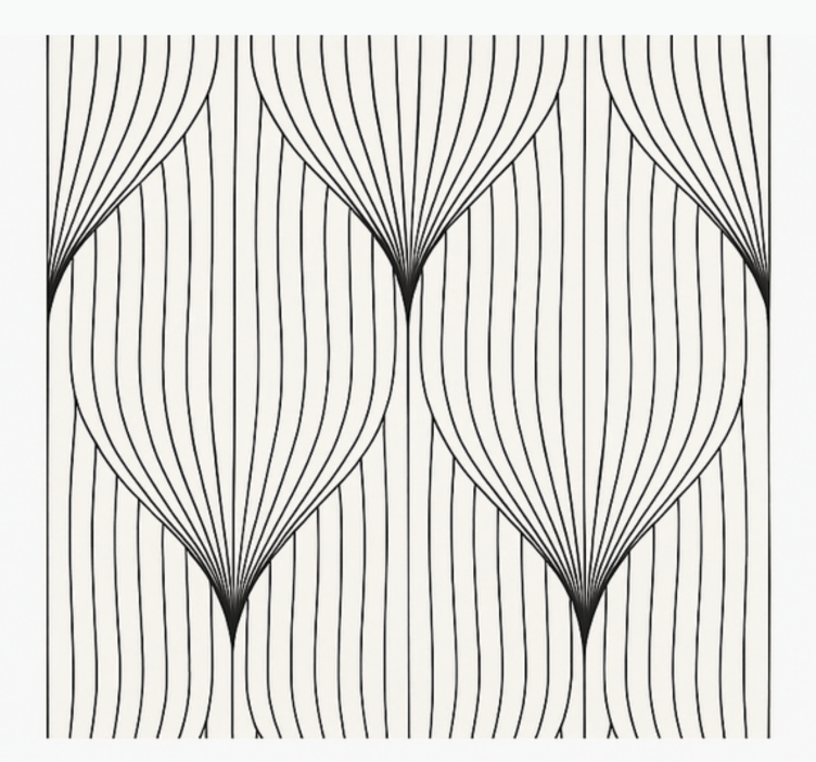 Papier peint chambre adulte plume déco symétrique - TenStickers