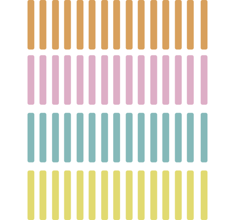 Papier peint géométrique bâtonnets confettis colorés - TenStickers