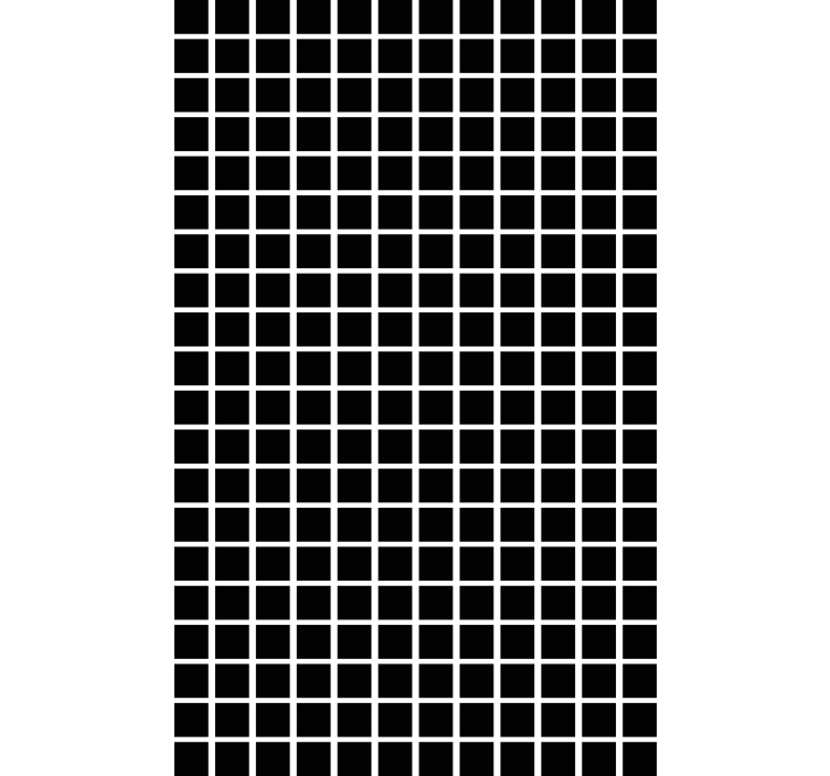 Papier peint géométrique échelle de carrés gris - TenStickers