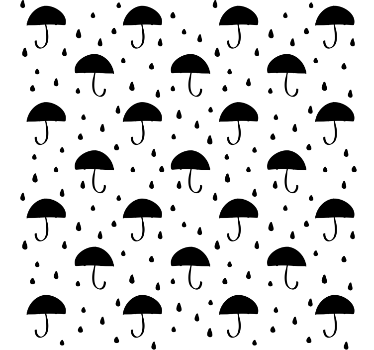 Papier peint géométrique gouttes de pluie confettis - TenStickers