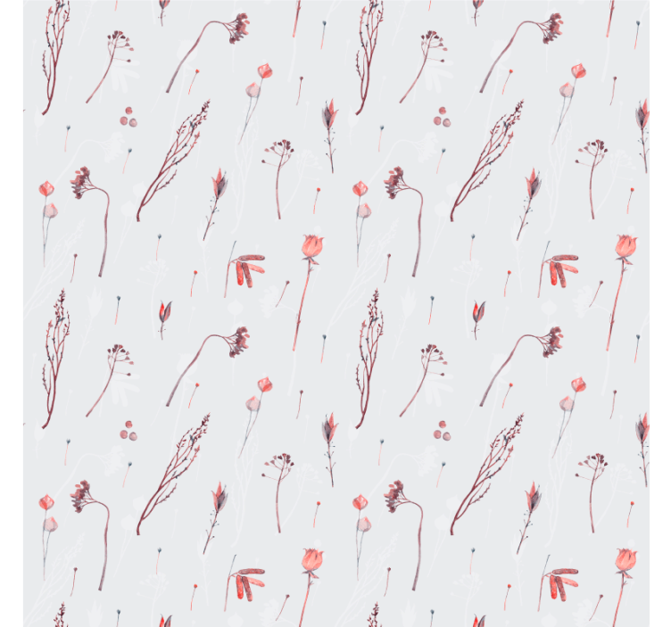 Papier peint nature motif floral délicat - TenStickers