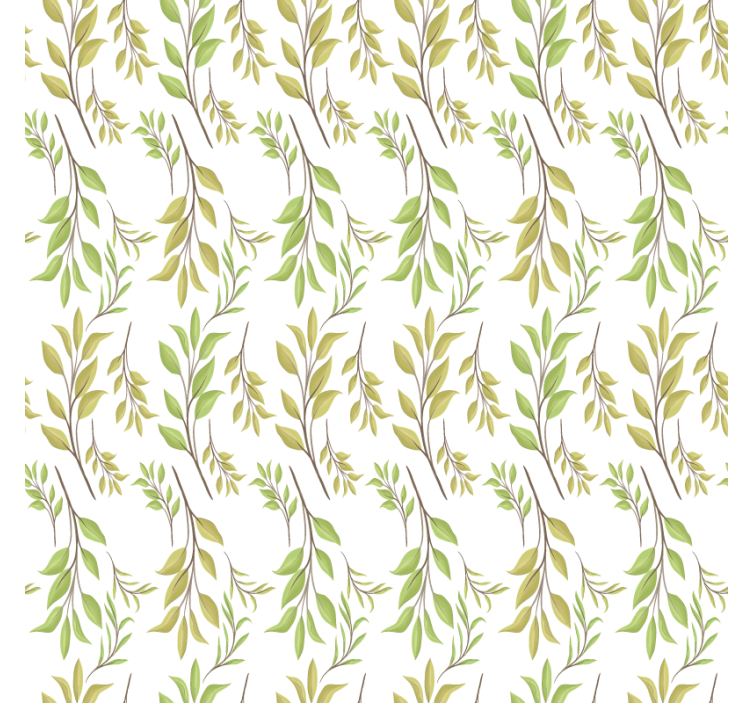 Papier peint nature motif vert luxuriant - TenStickers