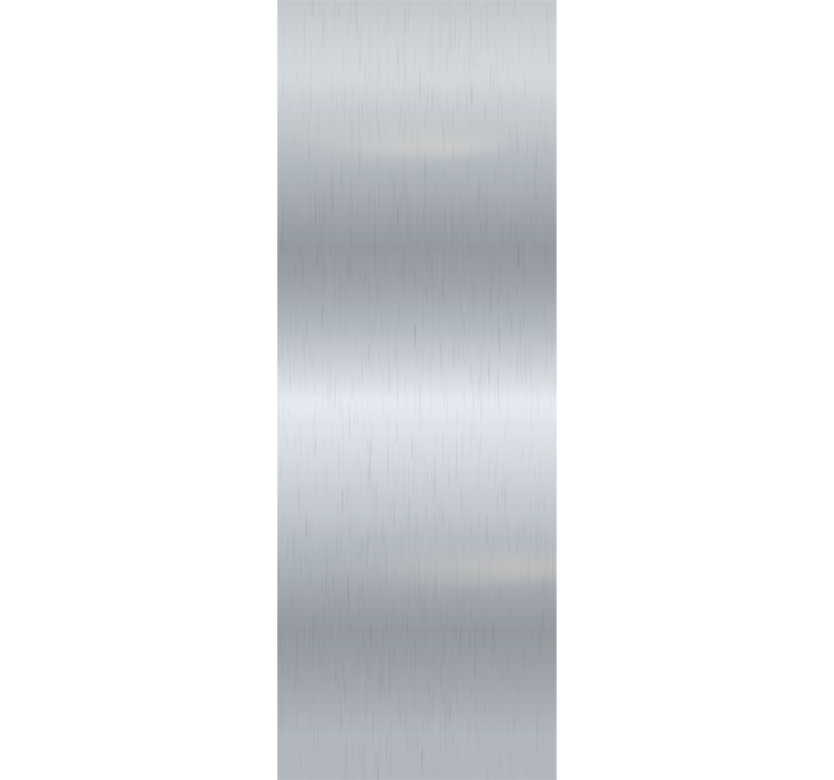 Papier peint ornemental imitation acier gris - TenStickers