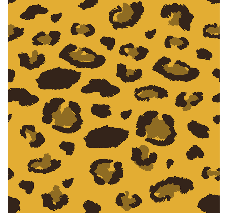 Papier peint salon motif léopard - TenStickers