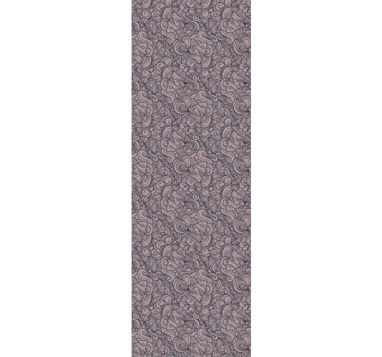 Papier peint salon motif paisley abstrait - TenStickers
