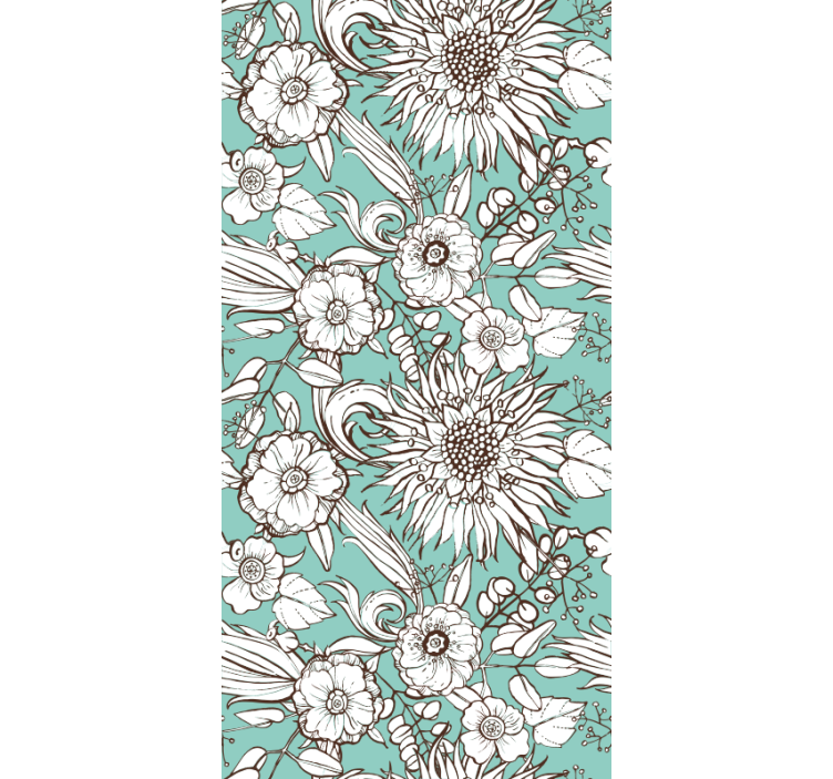 Papier peint chambre motif tournesols - TenStickers
