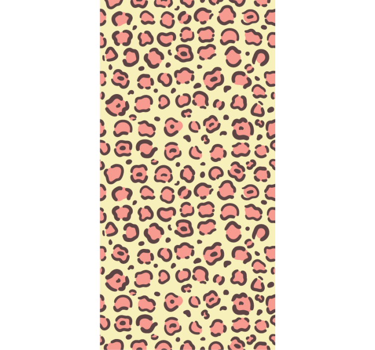 Papier peint chambre texture de fourrure de léopard - TenStickers