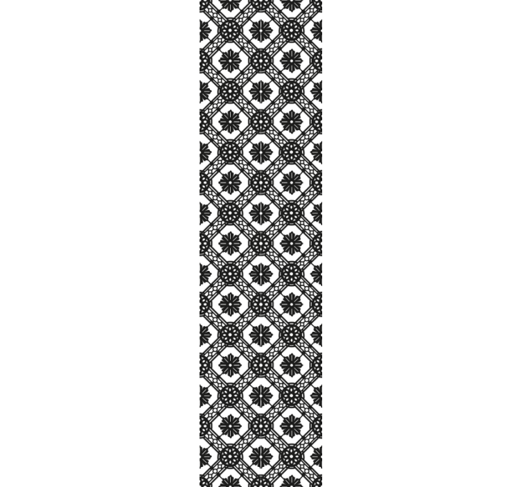 Papier peint ornemental composition florale complexe - TenStickers