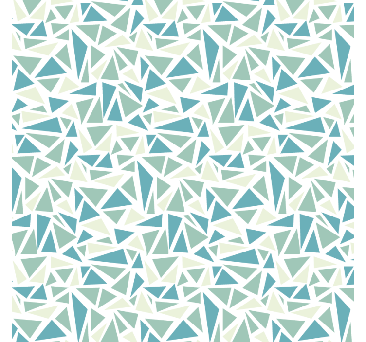 Papier peint salon mosaïque rétro verte - TenStickers