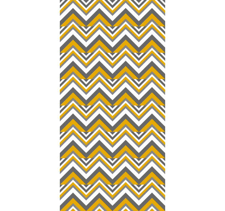 Papier peint chambre motif chevrons - TenStickers