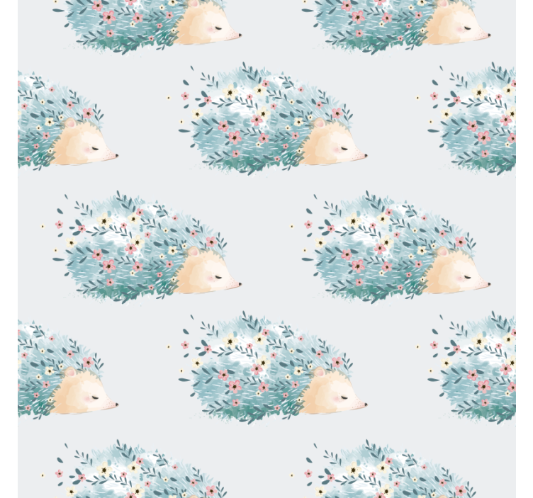 Papier peint motif art de porc-épic - TenStickers
