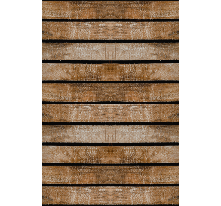 Papier peint motif palette en bois - TenStickers