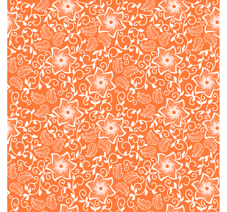 Papier peint chambre motif floral superposé - TenStickers