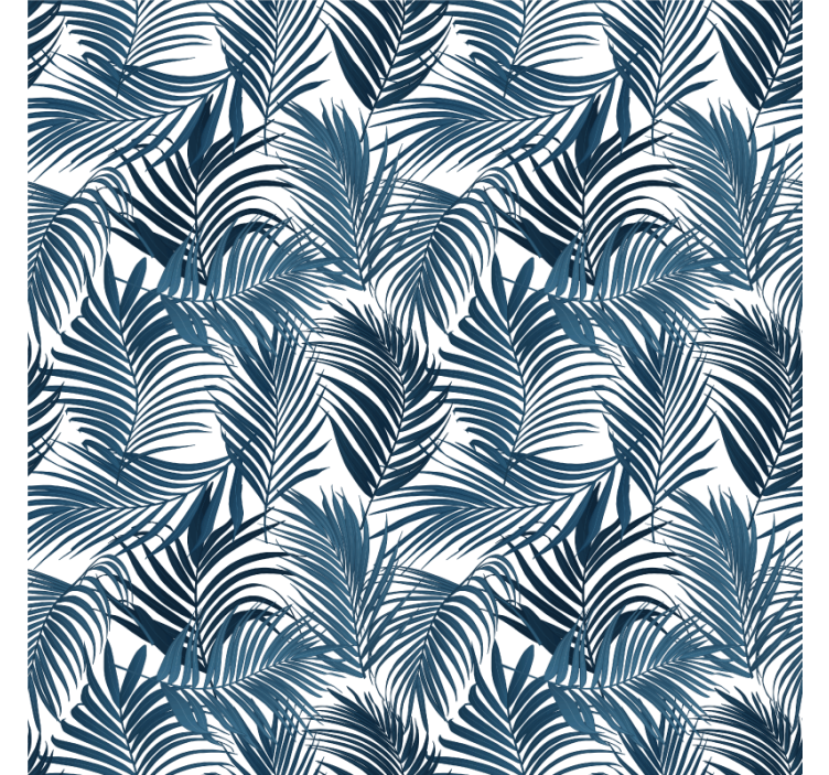 Papier peint chambre feuilles tropicales - TenStickers