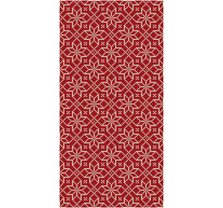 Papier peint noel pull flocon de neige - TenStickers
