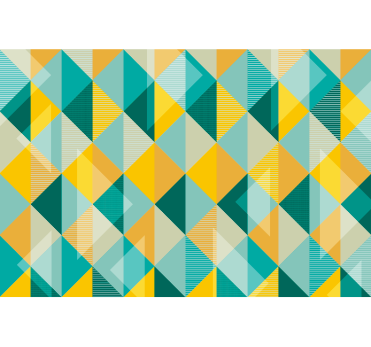 Papier peint bureau histoire de triangles - TenStickers