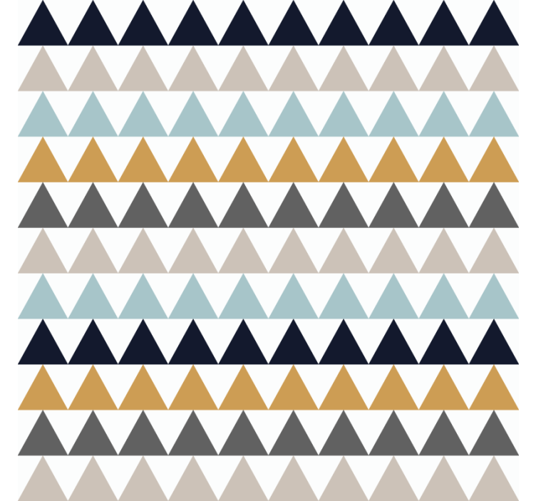 Papier peint bureau triangles nordiques sobres - TenStickers