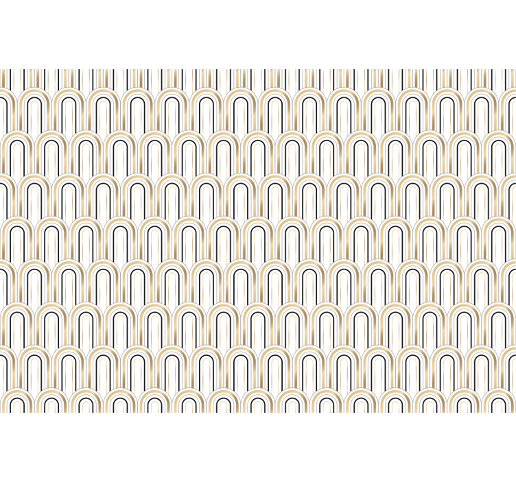 Papier peint bureau motif arches - TenStickers