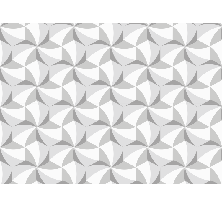 Papier peint couloir motif tourbillon abstrait - TenStickers