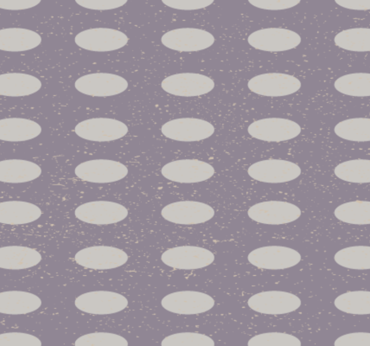 Papier peint couloir cercles géométriques gris et violet - TenStickers