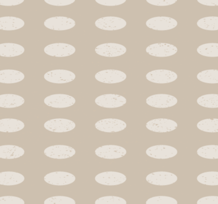 Papier peint couloir motif cercles blancs géométriques - TenStickers