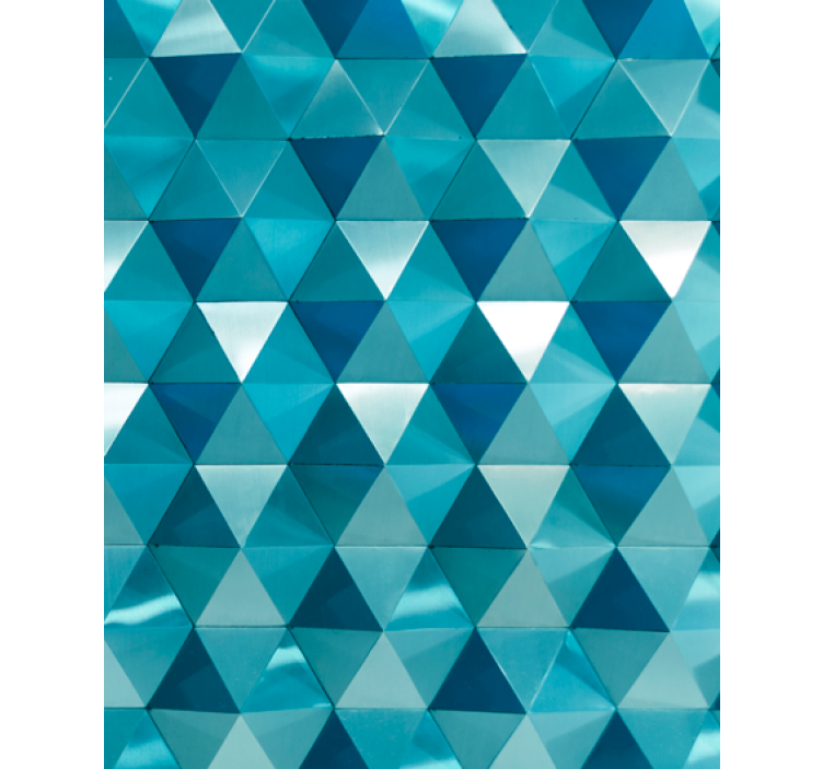 Papier peint géométrique carrelage triangulaire - TenStickers